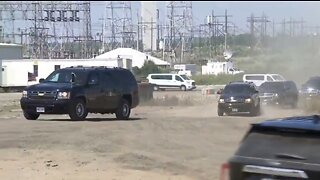 Biden's Gas Guzzling Motorcade Arrives For Climate Change Speech