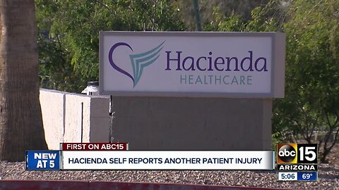 Hacienda self reports another patient injury