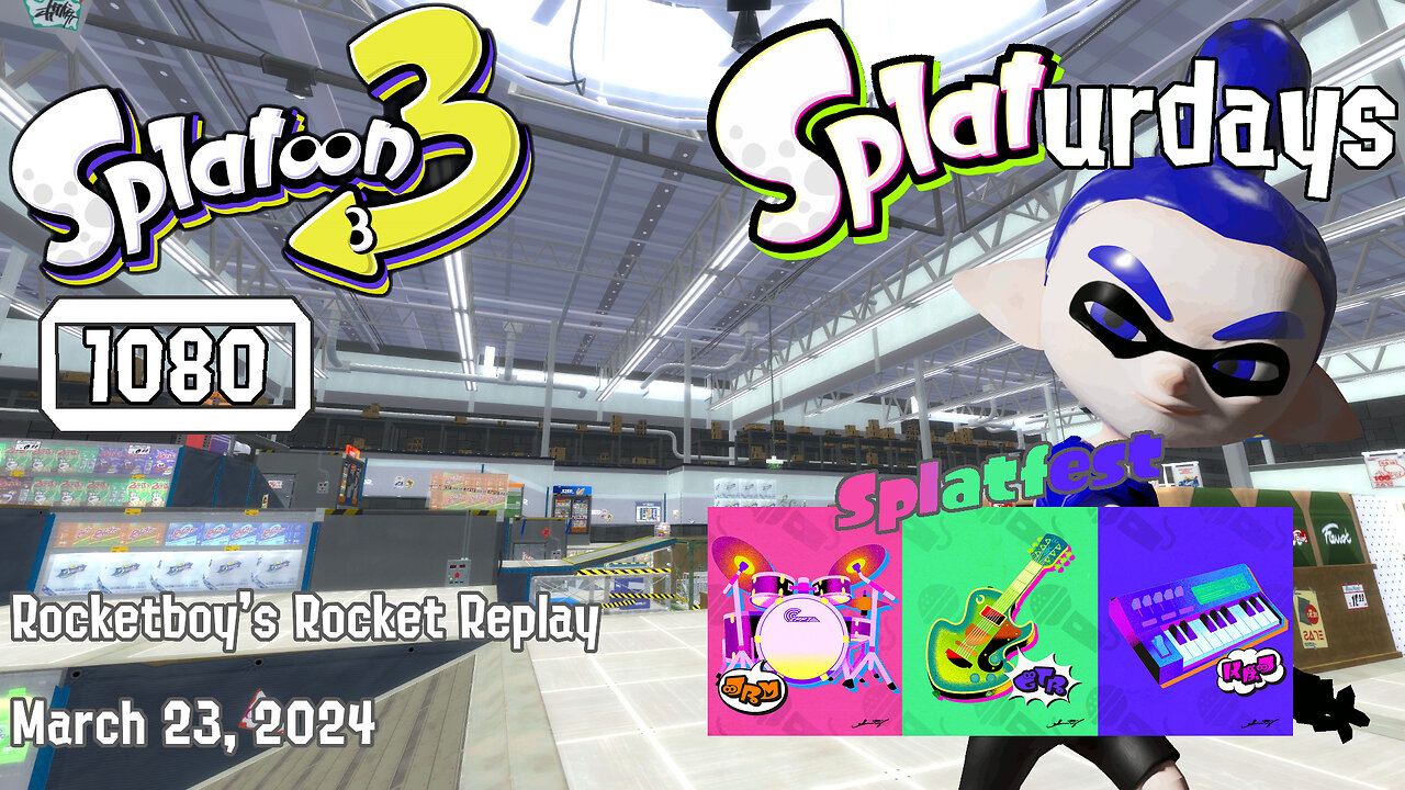 RRR March 23, 2024: VTV Presents Splaturdays (Splatfest - Drums, Guitar, Keyboard)