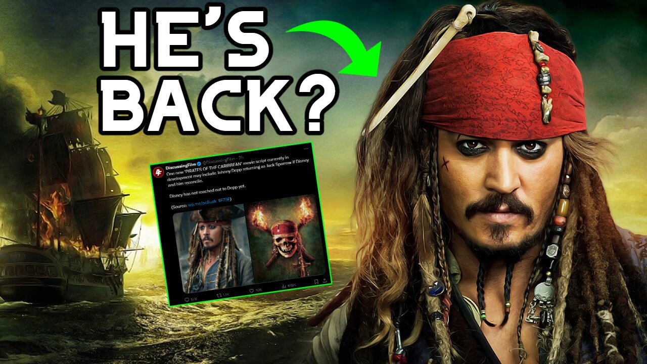 Johnny Depp RETURNING To Play Jack Sparrow!?! + 2 Versions Of The Script In Development?