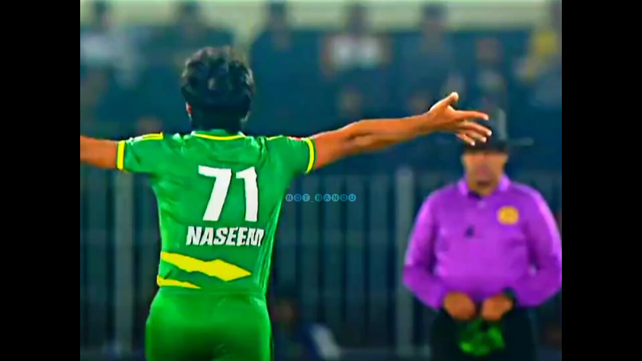 Naseem shah brilliant bowling