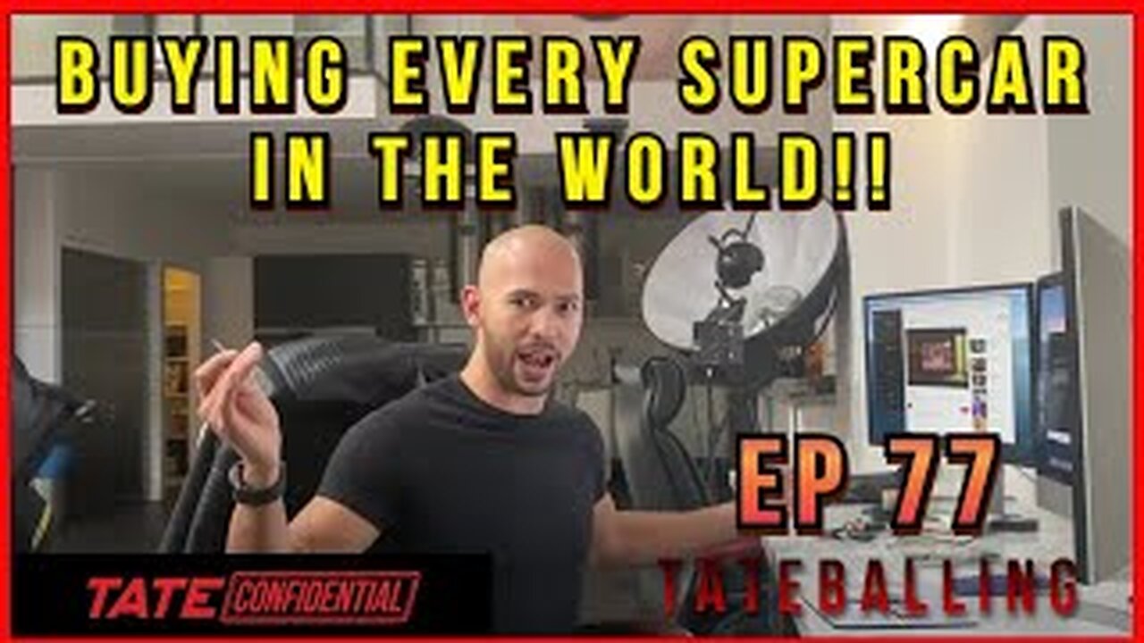 HE BOUGHT EVERY SUPERCAR IN THE WORLD | TATE CONFIDENTIAL | EPISODE 77