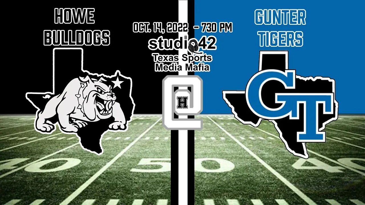 Howe Bulldogs at Gunter Tigers, 10/14/2022