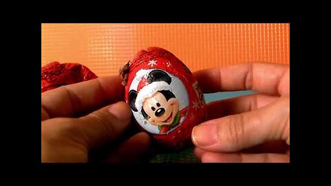 Asmr Mickey Mouse chocolate eggs