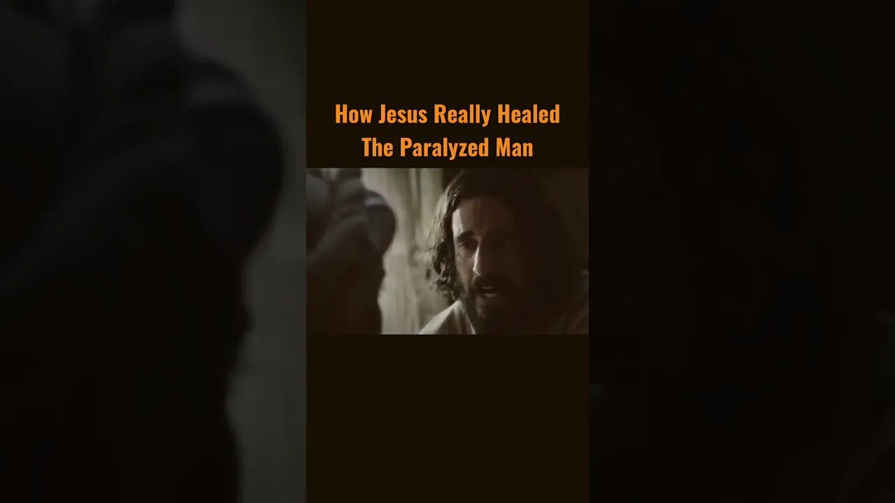 How Jesus Really Healed the Paralyzed Man! 🤯😲🙌 #jesus #christian #god #bible #supernatural