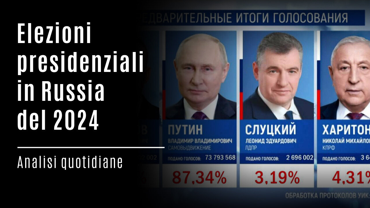 Analisi quotidiane - Elezioni presidenziali in Russia del 2024