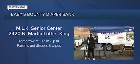 Diaper drive in North Las Vegas on Wednesday