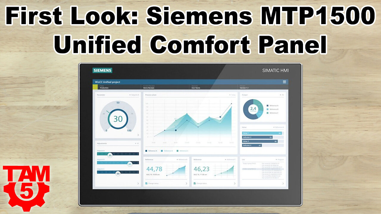 First Look: MTP1500 Unified Comfort Panel HMI from Siemens