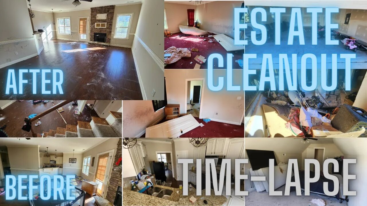 Time-Lapse Mastery: Epic Estate Clean-Out in Fast-Forward! ⏩✨ | Junk Removal Time-Lapse Adventur