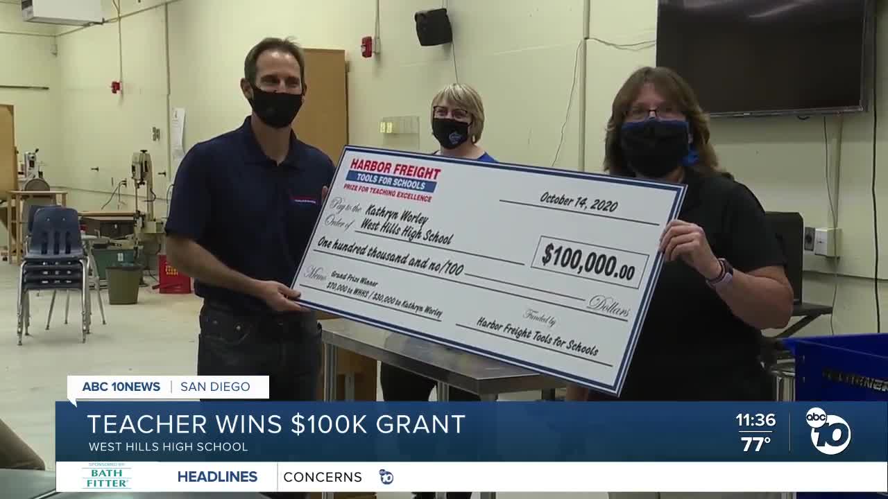 East County teacher wins $100,000 grant