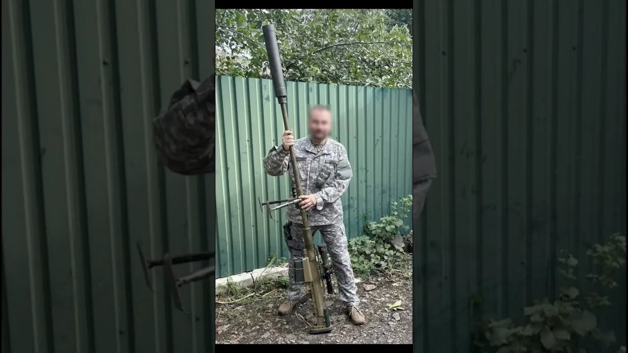 The insane elligater sniper rifle #shorts #shortfeed #sniper #bigest