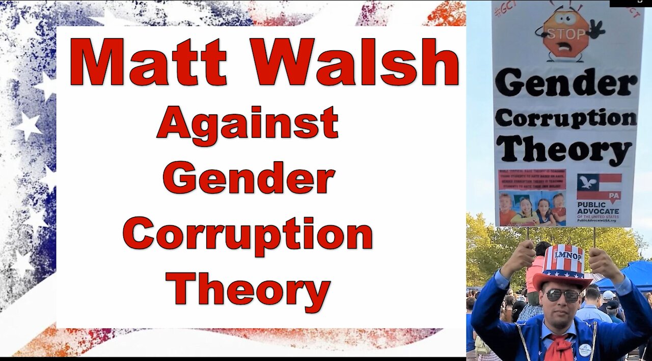 Matt Walsh Speaks at the Loudoun County School Board Against Gender Corruption Theory