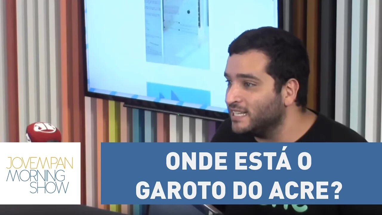 Onde está o garoto do Acre? Moments destaca mistério que tomou conta da web | Morning Show