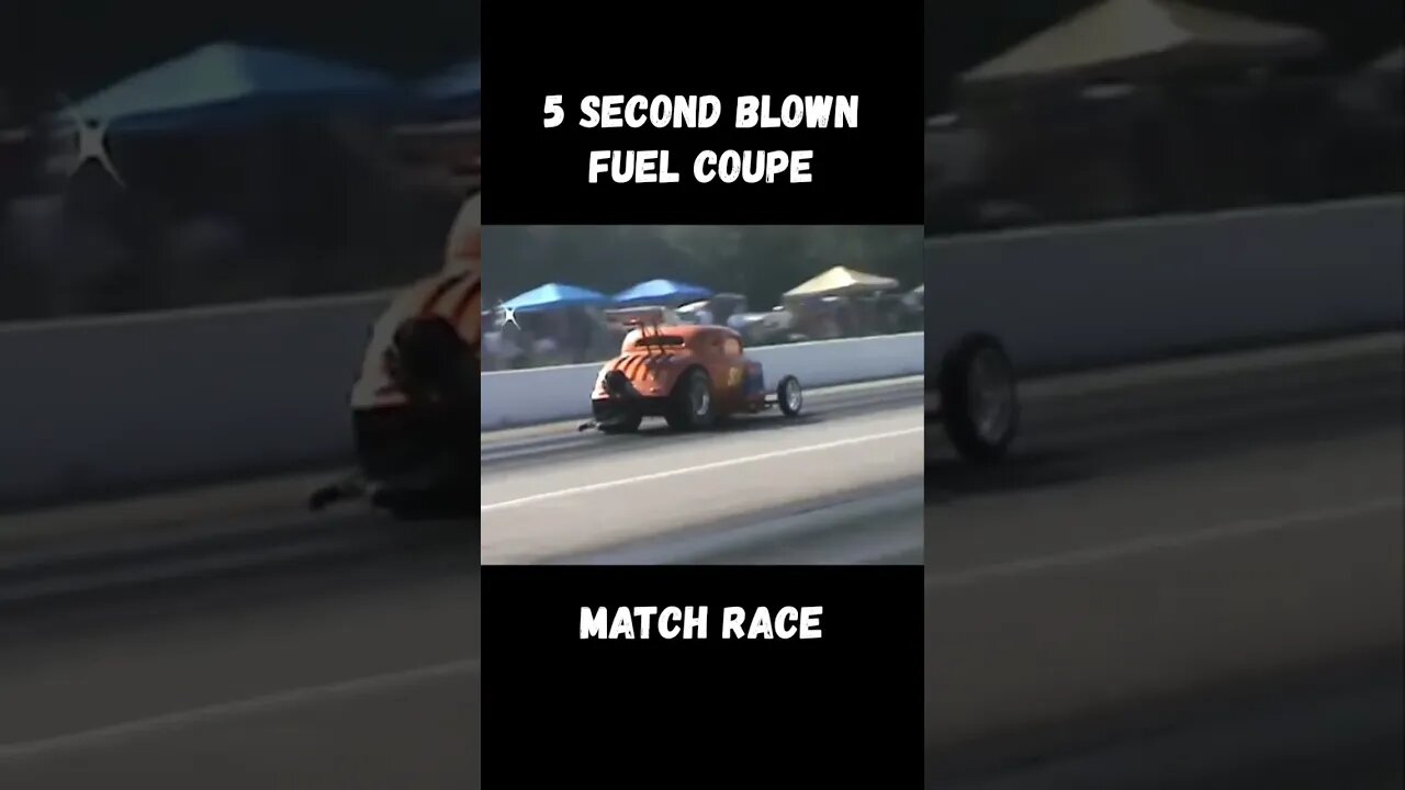 5 Second Blown Fuel Coupe Match Race Madness! #shorts