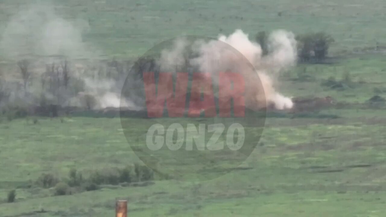 Zu-23 and T-72 working on fortified areas of the Armed Forces of Ukraine