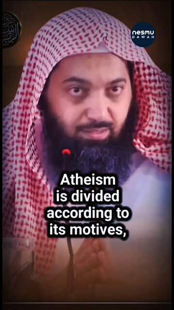 The Three Types of Atheists ~ by Sh.Saleh Sindi حفظه الله