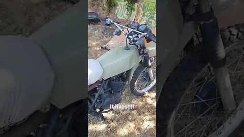 It Lives!!!!! 1978 Yamaha Dirt Bike Running Again!