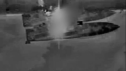 Moment of footage of Israeli army striking ports and military facilities in Syria has been released