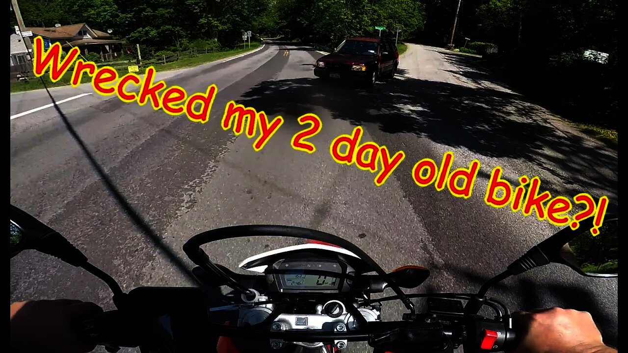 Honda CRF250l Memorial Weekend 2016 collision avoidance!