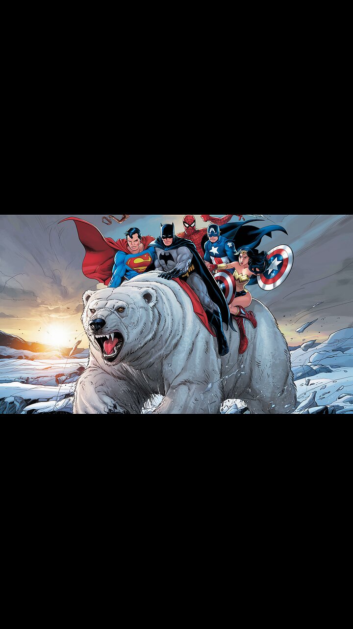 Marvel and DC Superheroes Riding Bears: An Epic Adventure