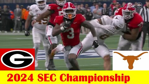 #5 Georgia vs #2 Texas Football Game Highlights, 2024 SEC Championship