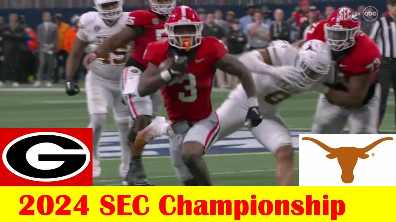 #5 Georgia vs #2 Texas Football Game Highlights, 2024 SEC Championship