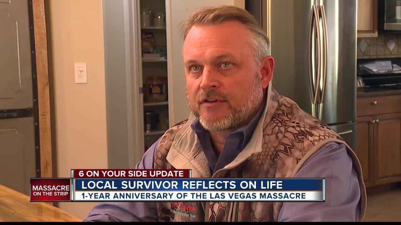 Local Idahoan reflects on life one year after surviving Las Vegas massacre