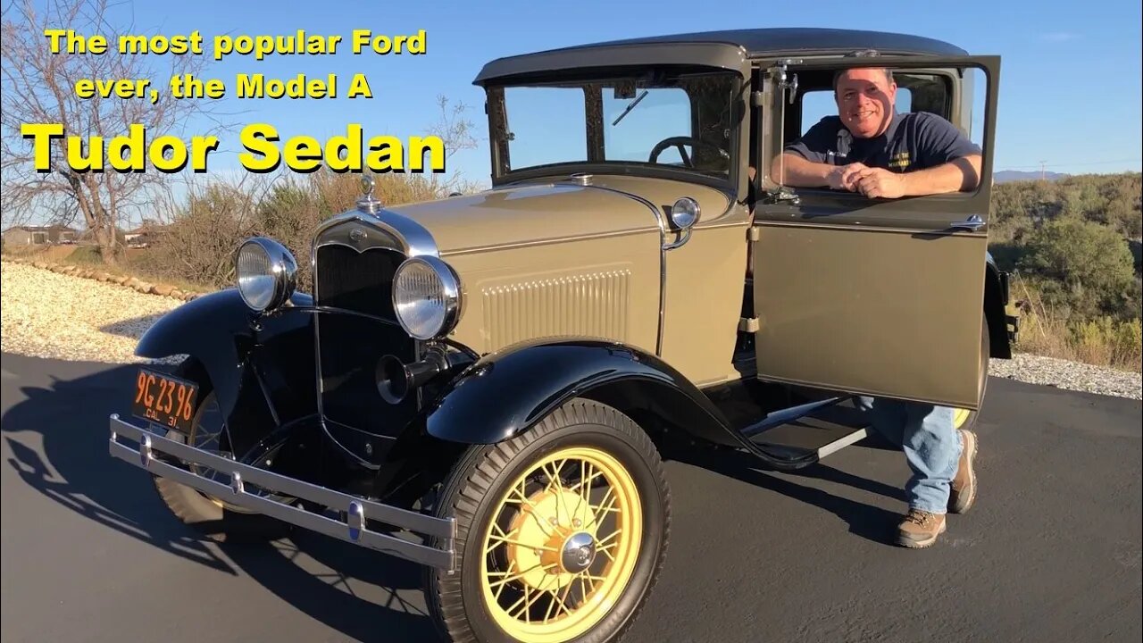 Most popular Ford Model A - The Tudor Sedan