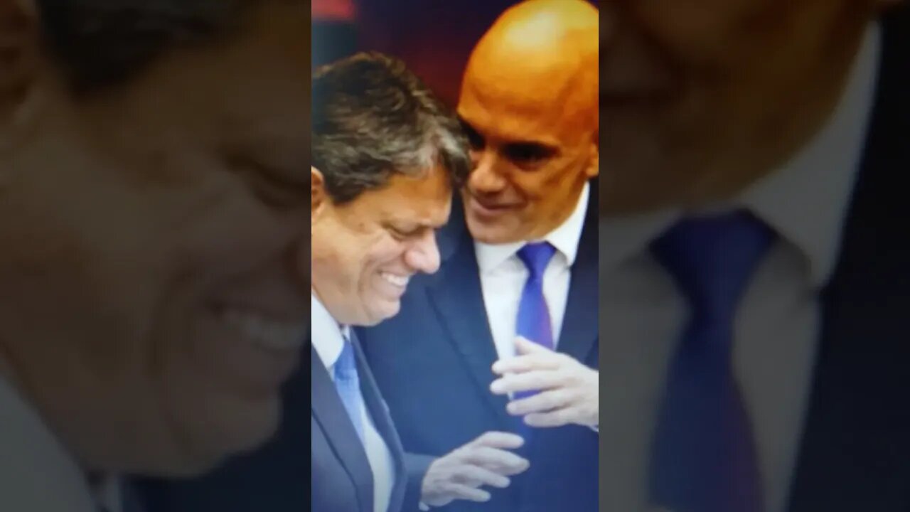 TARCÍSIO E ALEXANDRE CAEM NA RISADA! #shorts #tarcisiodefreitas #alexandredemoraes #lula #bolsonaro