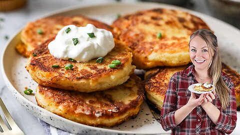 Mashed Potato Pancakes (with Leftover Mashed Potatoes)