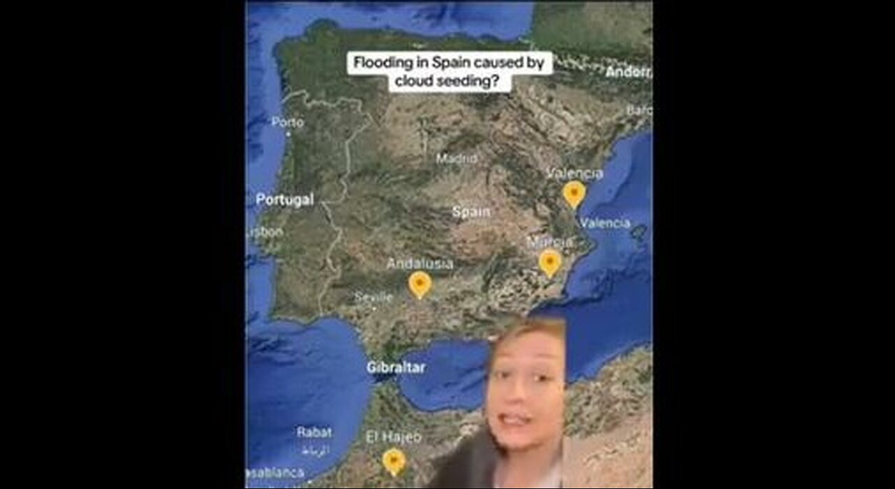 FLOODING in SPAIN caused by CLOUD SEEDING? A Years Worth of Rain in 1 Day