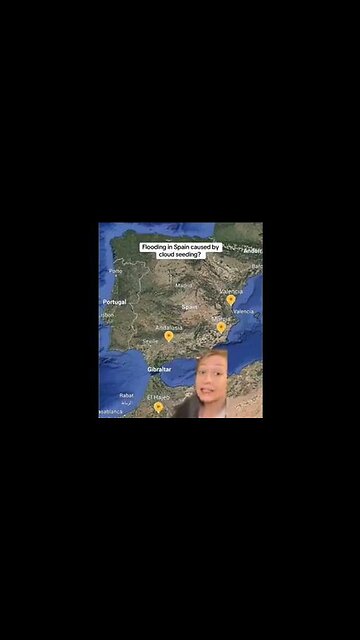 FLOODING in SPAIN caused by CLOUD SEEDING? A Years Worth of Rain in 1 Day