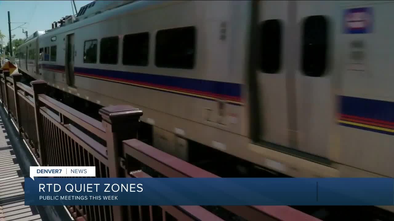 RTD holding meetings on quiet zones