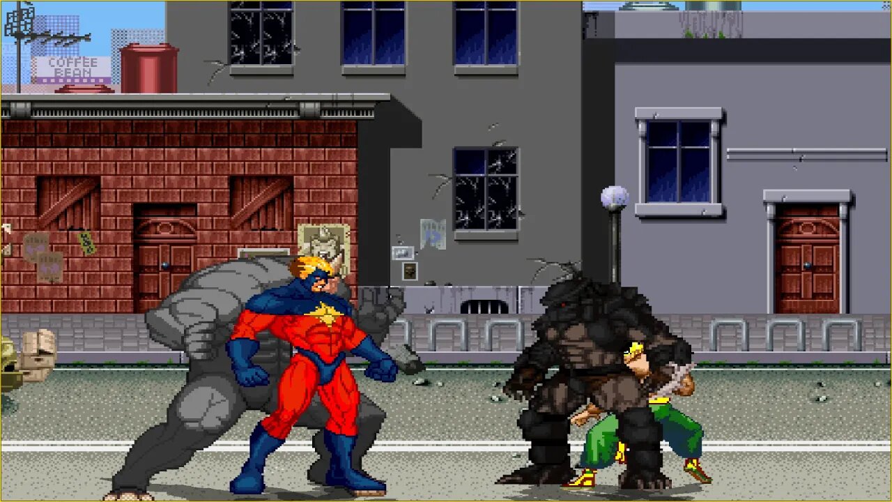 Mugen: Super Skrull/Rhino vs Predator/Iron Fist