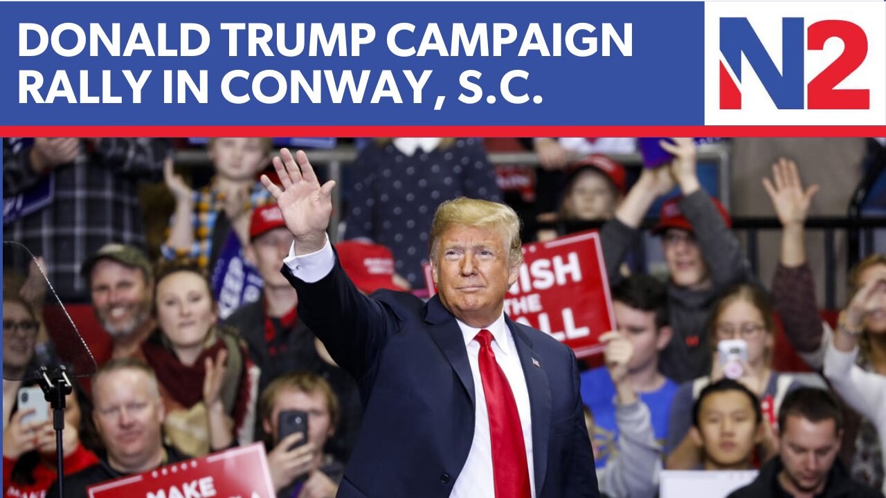 President Donald Trump Get Out The Vote Rally in Conway, S.C. | NEWSMAX