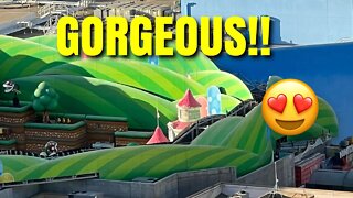 Peach’s Castle Looks Gorgeous! Super Nintendo World Update Universal Studios Hollywood!