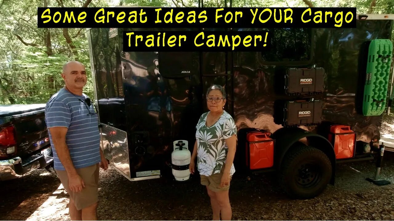 Check Out Anthony's Converted Cargo Trailer Camper!