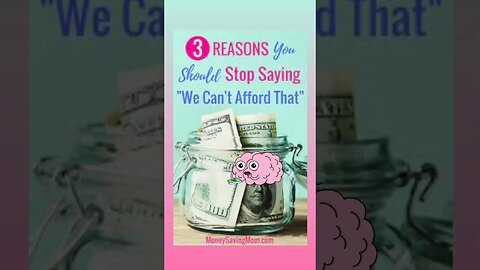 stop saying we can't afford that