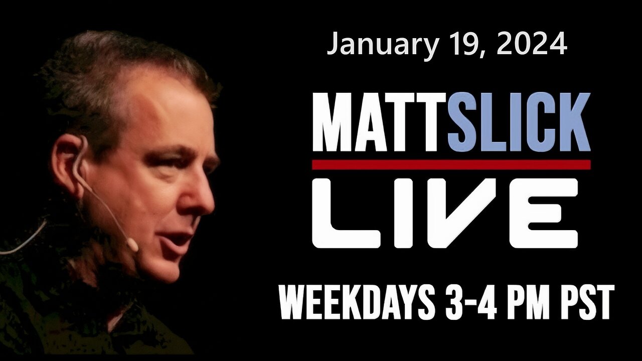 Matt Slick Live, 1/19/2024