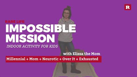 Impossible mission inside play idea with Elissa the Mom | Rare Life