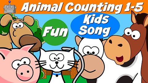 ANIMAL COUNTING | KIDS SONGS | SING ALONG | NURSERY RHYMES