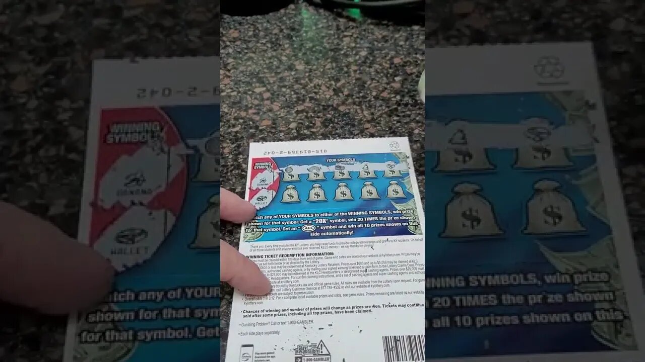 Bluegrass Blowout Lottery Ticket Win! #shorts