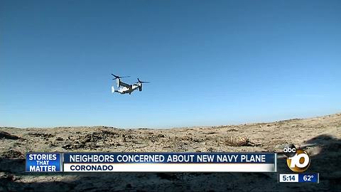 Residents worry about noise from new navy planes