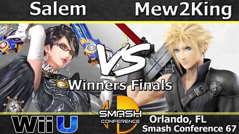 CT|Salem (Bayonetta) vs. FOX MVG|Mew2King (Cloud) - Wii U Winners Finals - SC:67