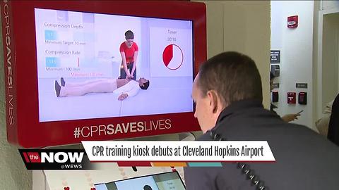 Cleveland Hopkins debuts life-saving CPR training kiosk