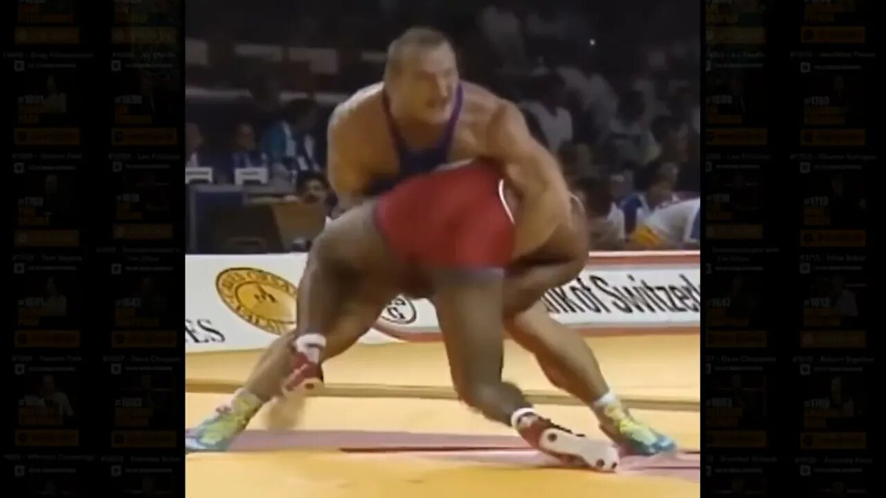 Slams by Aleksandr Karelin at the 1989 Worlds.