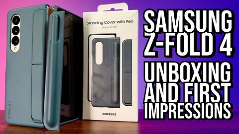 Samsung Galaxy Z Fold 4 Unboxing and First Impressions Do I Love It or Hate It???