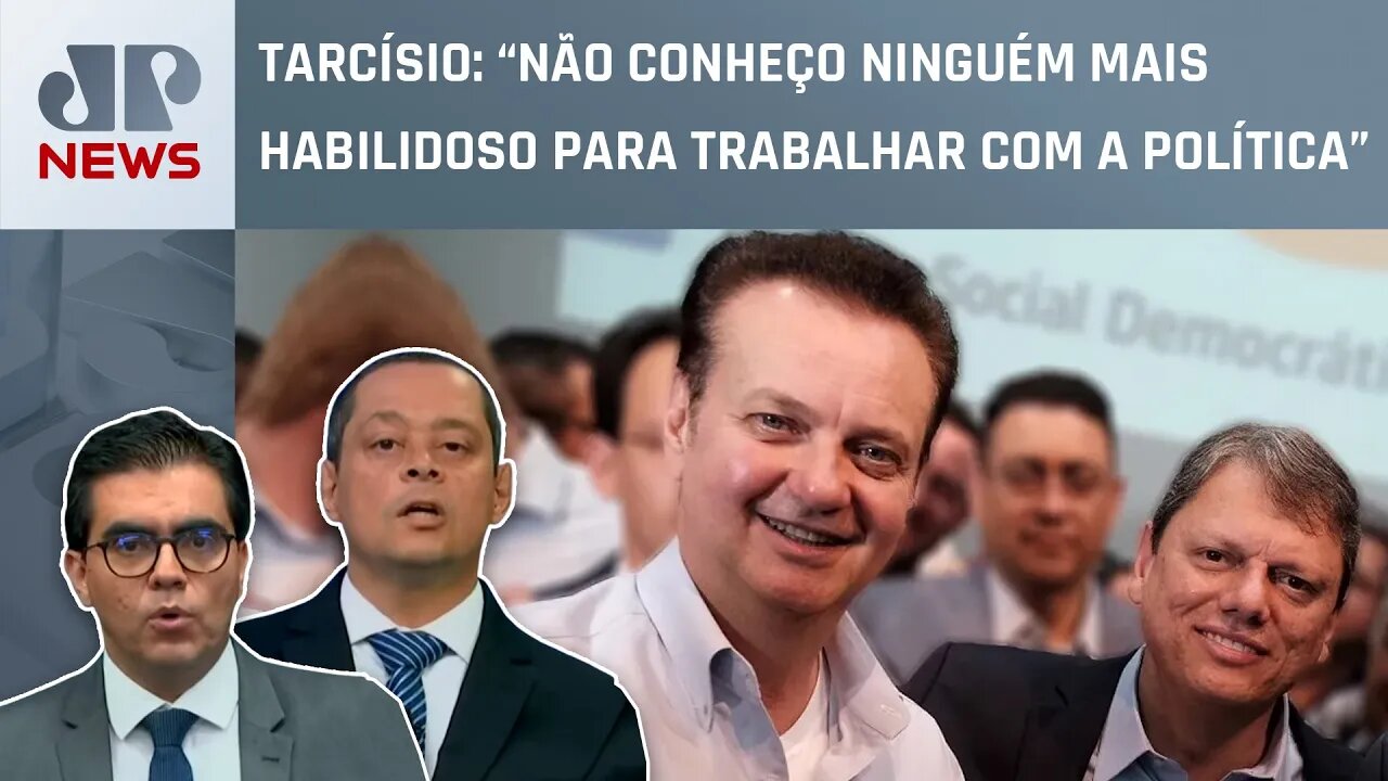 Tarcísio diz que Kassab será “para-raios” político; Vilela e Serrão comentam