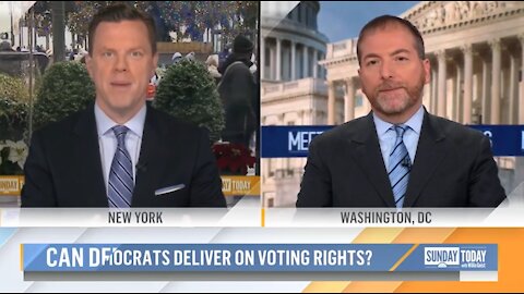 Democrats are pushing voting right legislation because of Jan 6 anniversary.