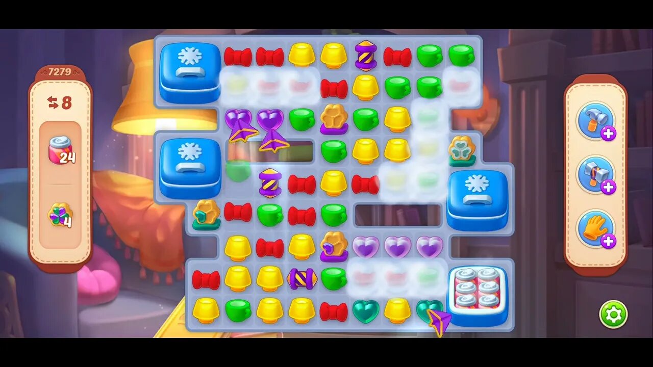 Playrix Homescapes Gameplay Walkthrough Level 7279